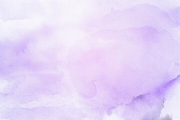 Abstract art purple watercolor stains background on watercolor paper textured for design templates invitation card