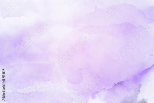 Abstract art purple watercolor stains background on watercolor paper textured for design templates invitation card