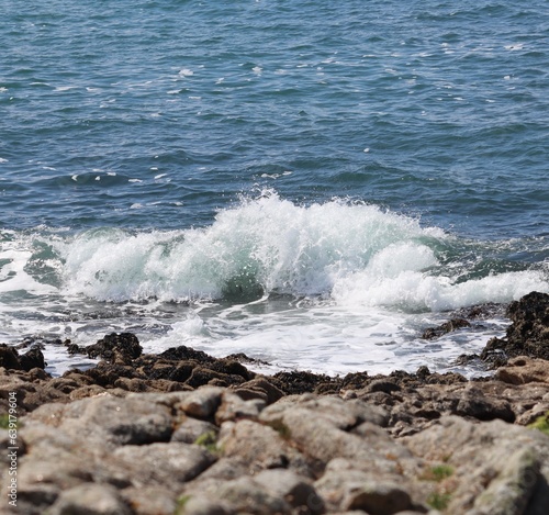 waves on the beach