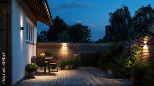 outdoor lighting lamp downlight wall mount modern design for office building
