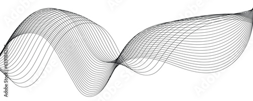 illustration of an background with waves. abstract background with lines