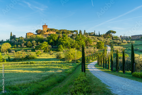 Obraz na płótnie Beautiful Toscany landscape view in Italy w salonie
