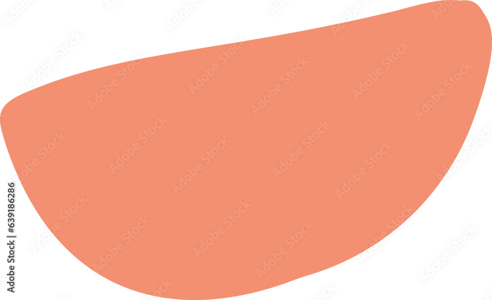 Abstract hand drawn organic shape Abstract hand drawn organic shape