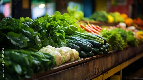 Abundant produce thrives at bustling market stalls