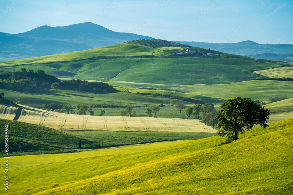Beautiful Toscany landscape view in Italy