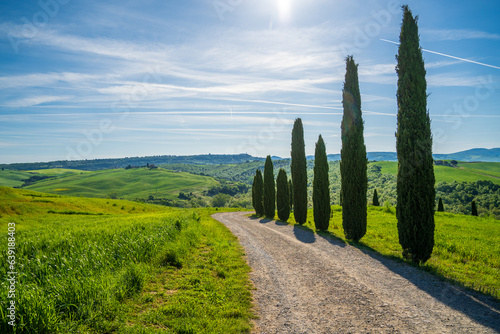 Beautiful Toscany landscape view in Italy