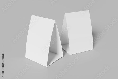 Blank Tablet Tent Mockup