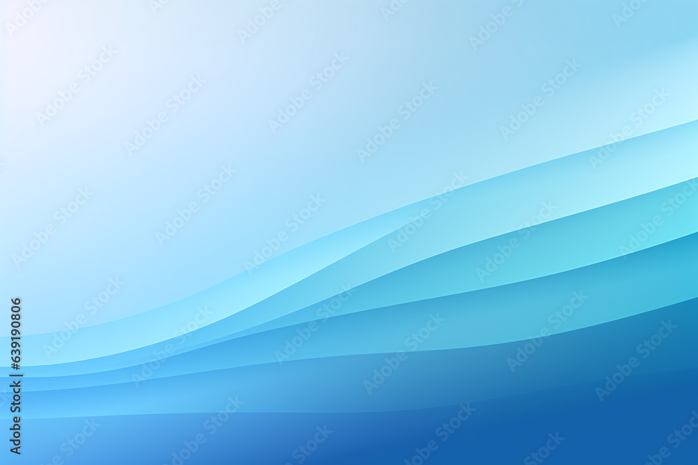 Abstract blue wavy with blurred light curved lines background. Light blue generative ai Abstract blue wavy with blurred light curved lines background. Light blue generative ai