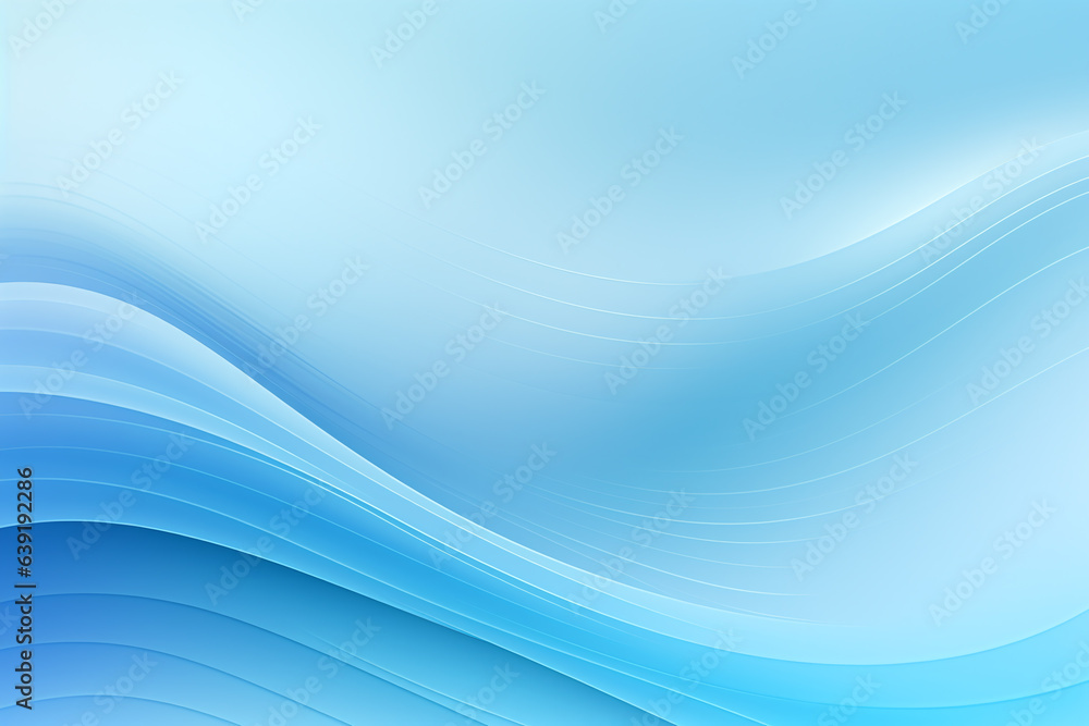 Abstract blue wavy with blurred light curved lines background. Light blue generative ai Abstract blue wavy with blurred light curved lines background. Light blue generative ai