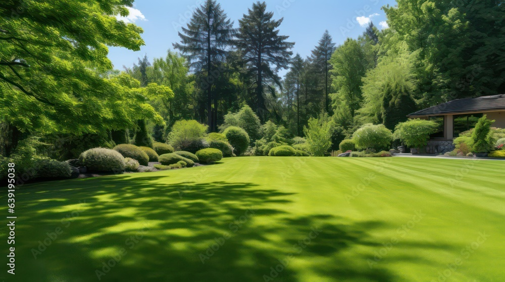 beautiful greenery garden