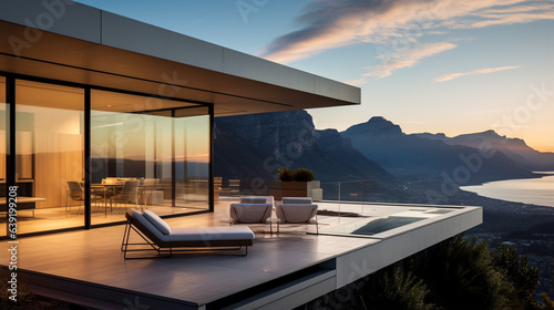 Harmony of Design and Nature: Modern Luxury Glass Villa Nestled in the Mountains