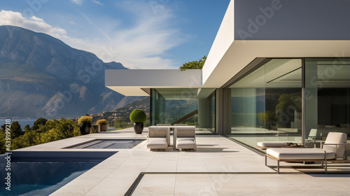 Harmony of Design and Nature: Modern Luxury Glass Villa Nestled in the Mountains © Moritz