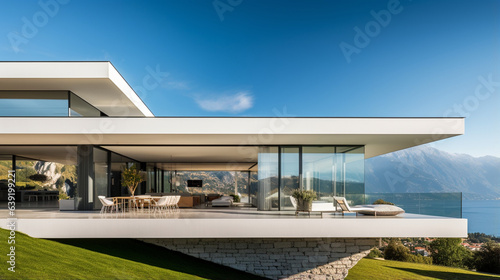 Harmony of Design and Nature: Modern Luxury Glass Villa Nestled in the Mountains © Moritz