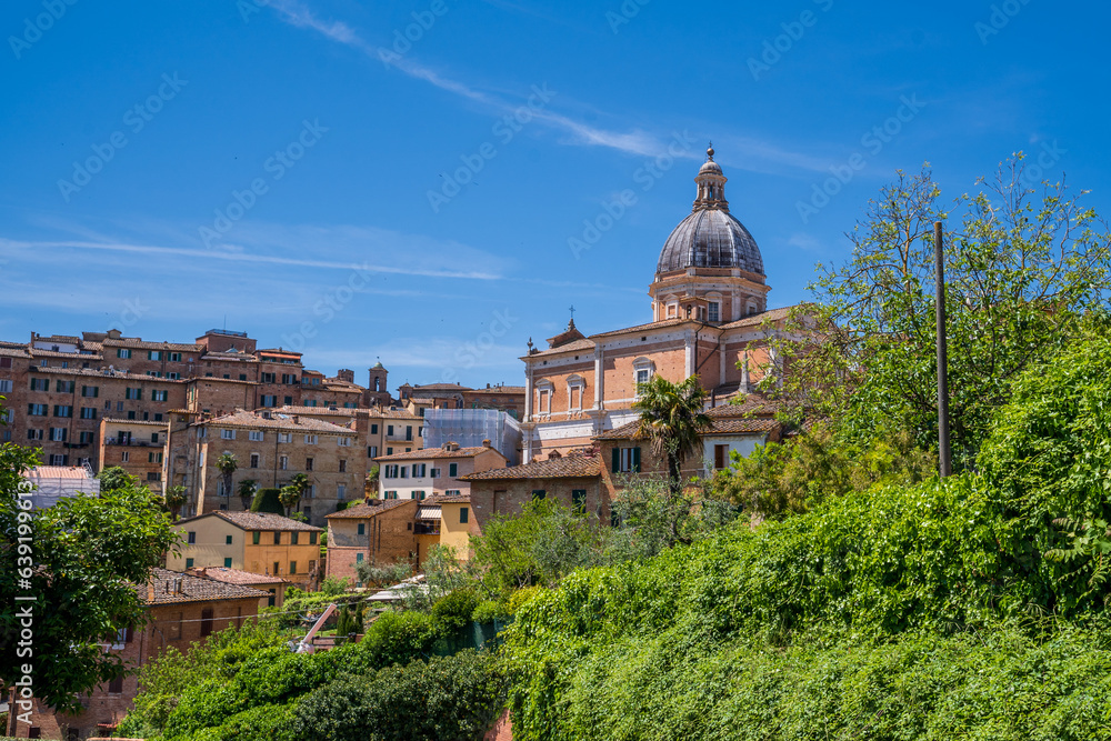 Siena City view in Italy