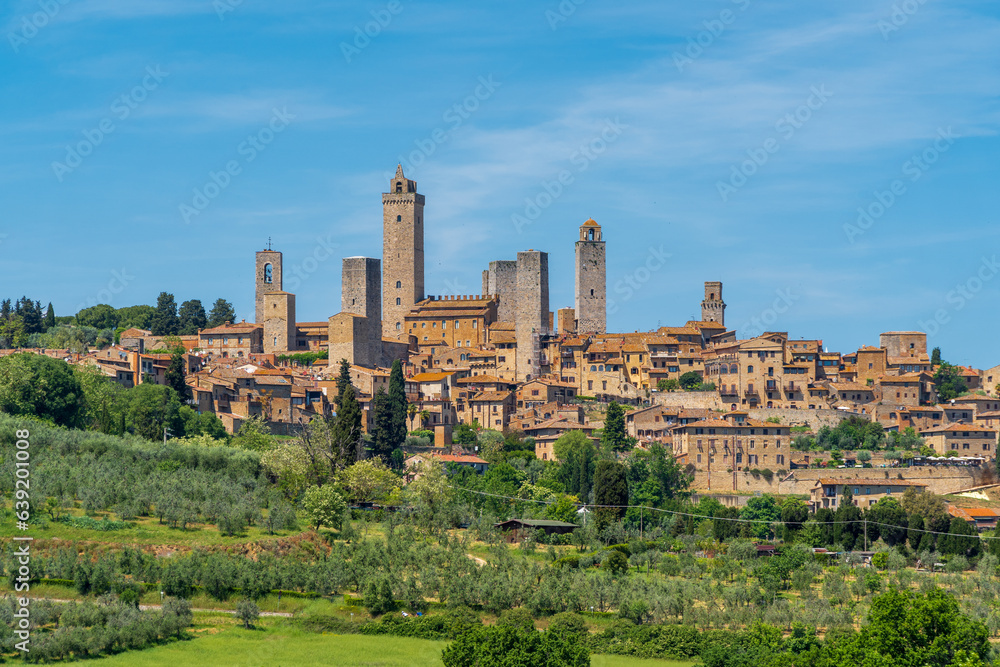 San Gimignano panoramic view in Italy