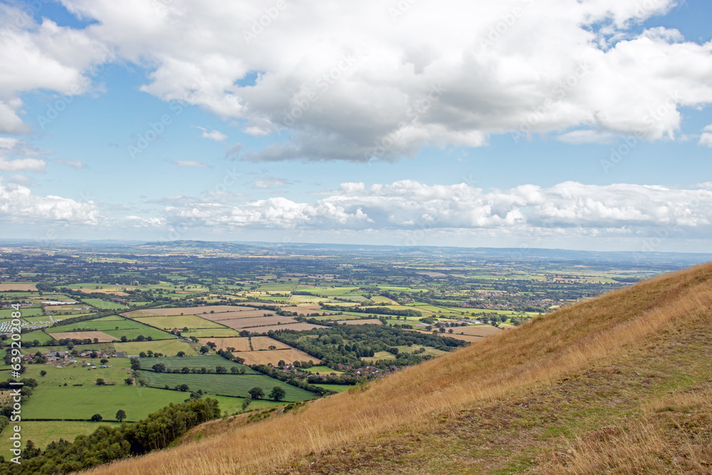 Summertime in the Malvern hills of England.