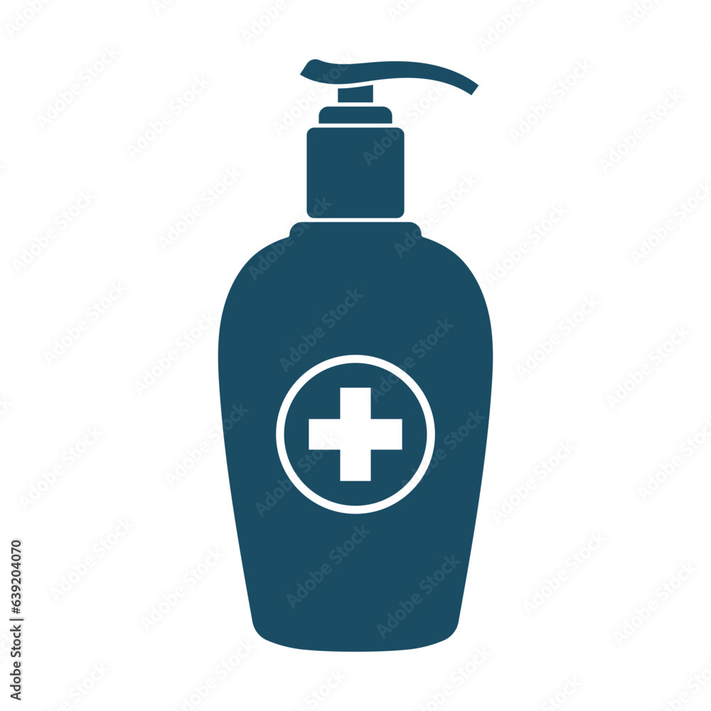 Hand sanitizer svg cut file. Isolated vector illustration. Hand sanitizer svg cut file. Isolated vector illustration.