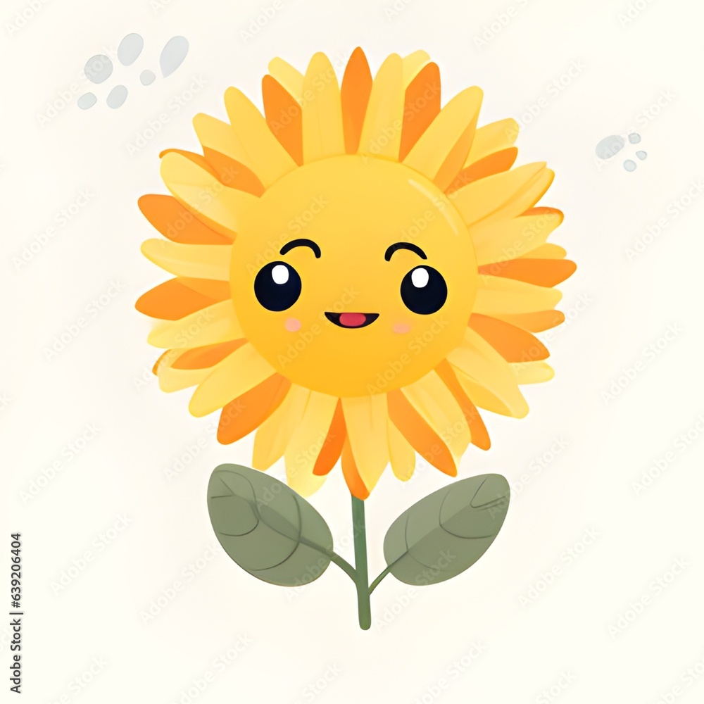 sun and flower