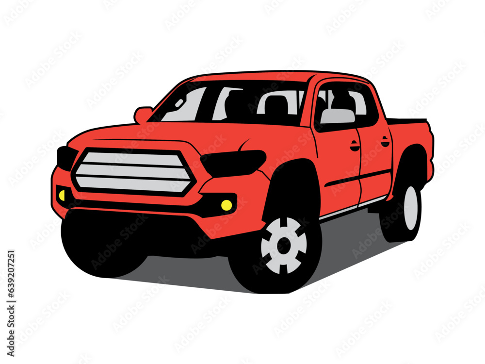 car offroad venicle vector illustration