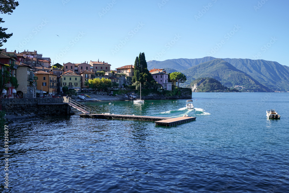 Varenna, The most beautiful place on the lake Como, Italy. Amazing landscape in Italy, fantastic place near Milna City.
