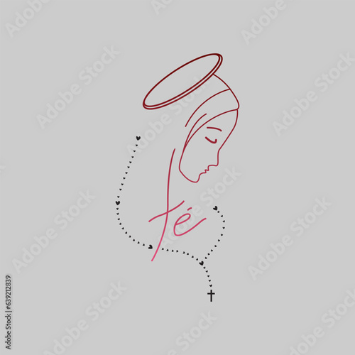 Free vector Simple illustration theme design to commemorate virgen de guadalupe