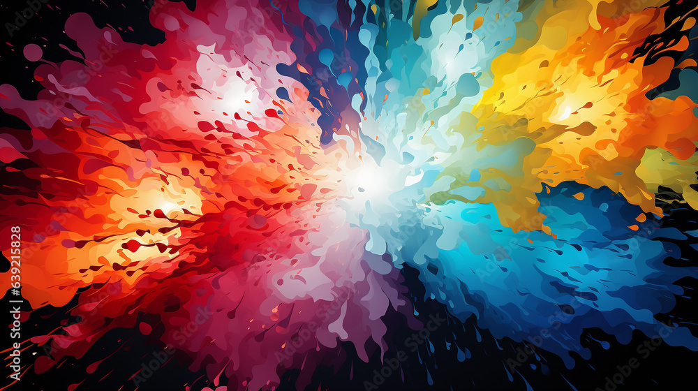 Vibrant Energy Burst Pattern Vibrant Energy Burst Pattern