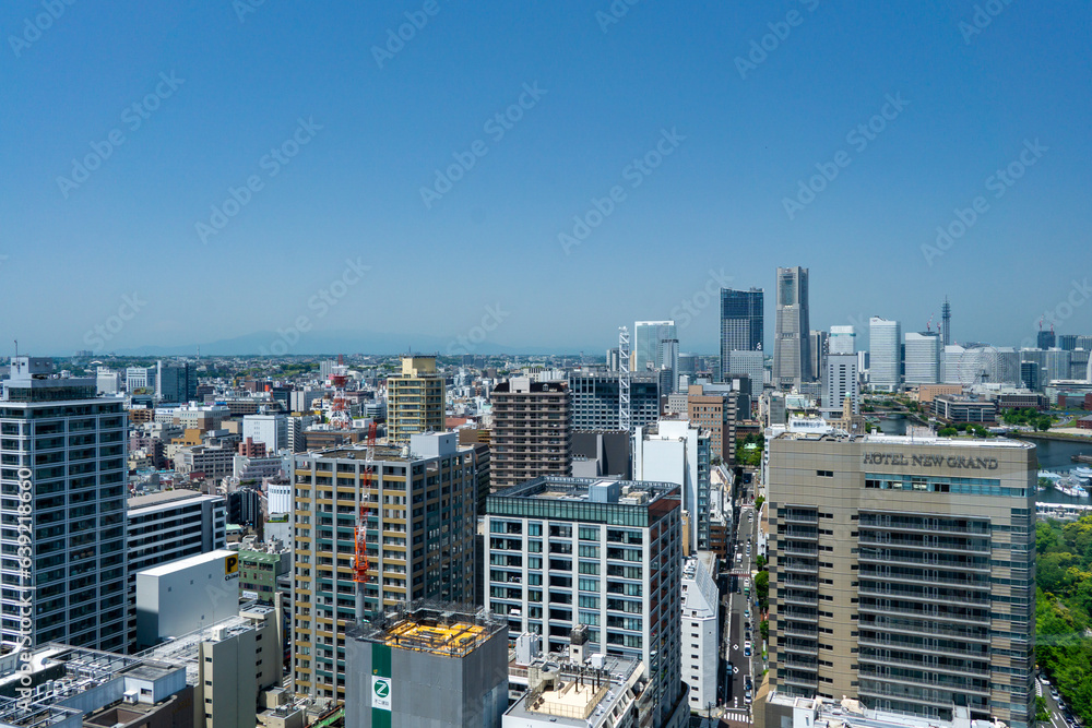 横浜マリンタワーからの眺望