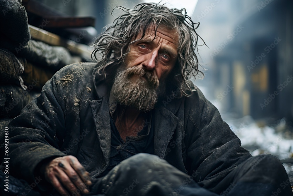 Glimpses of homelessness and poverty, portraying the harsh realities of life on the streets. 'generative AI' Glimpses of homelessness and poverty, portraying the harsh realities of life on the streets. 'generative AI'