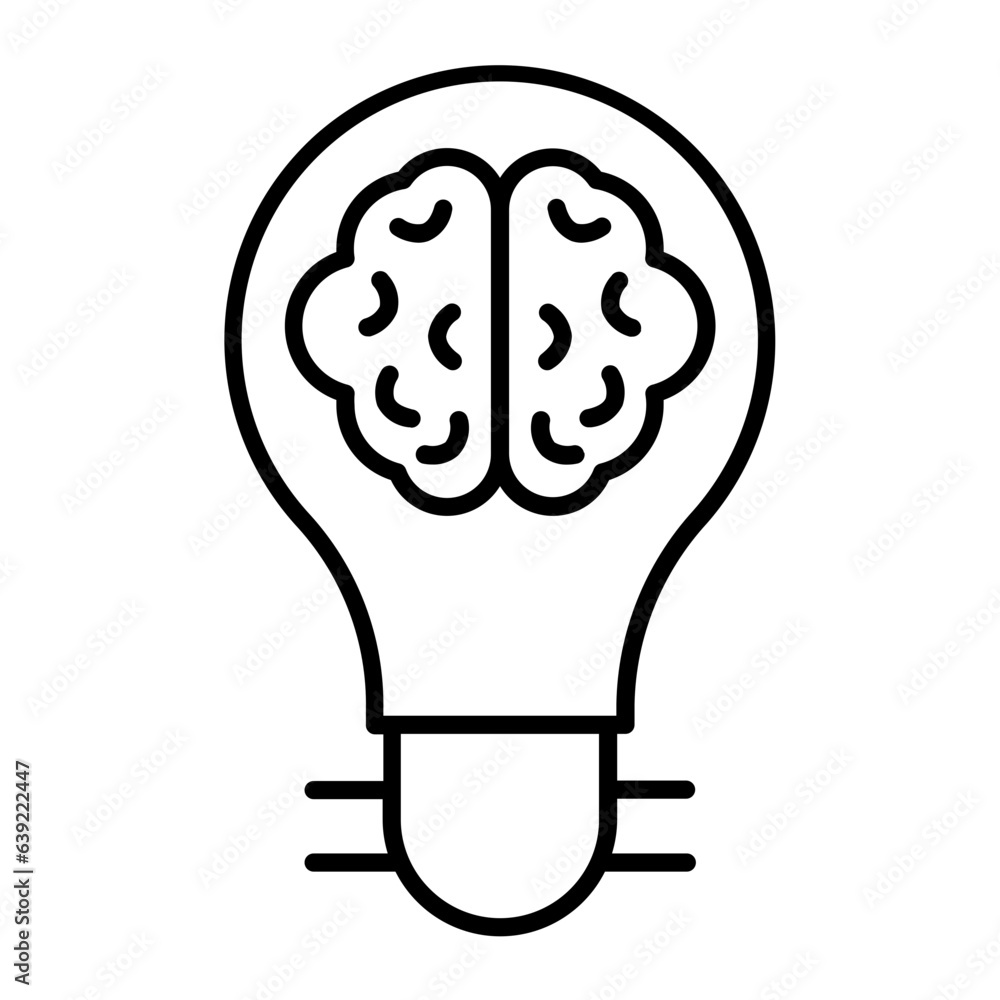 Brainstorm Outline Icon