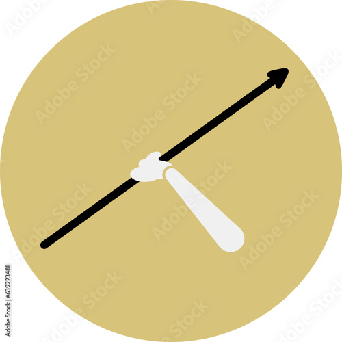 Icon javelin throw competition. Olympic games.