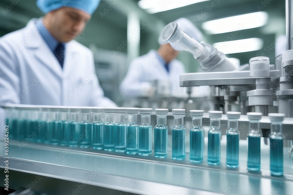 scientist in laboratory with tubes scientist in laboratory with tubes