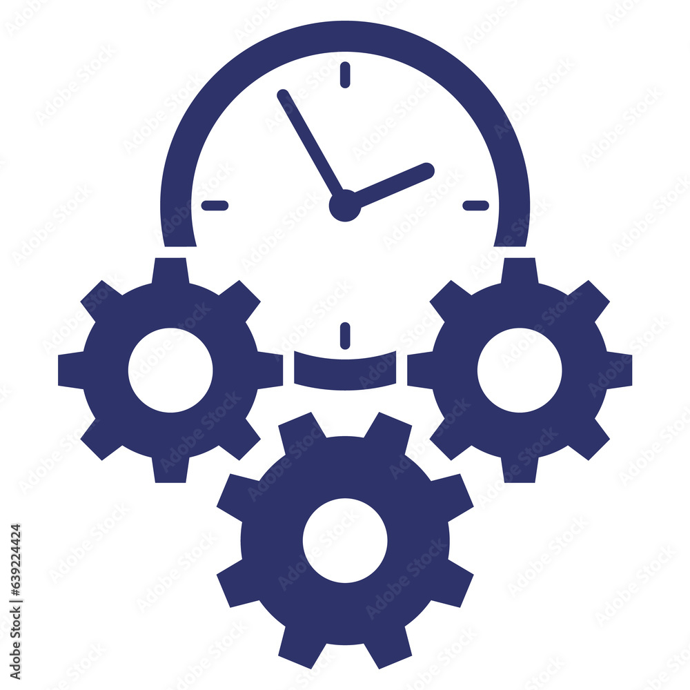 efficiency, efficient process icon on white efficiency, efficient process icon on white