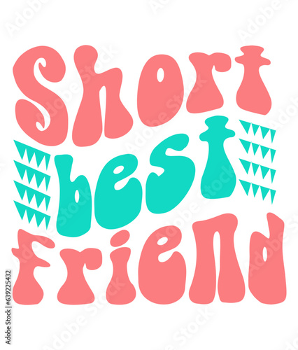 Best Friend vector,Elements and Craft Design.