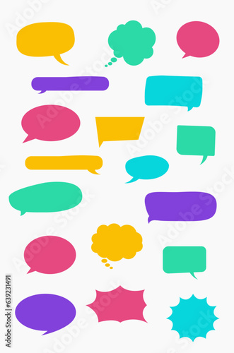 Enhance your communication with our Speech Bubble Elements Pack. Versatile assortment of speech bubbles in various shapes and styles, perfect for conveying messages, quotes, or dialogue.