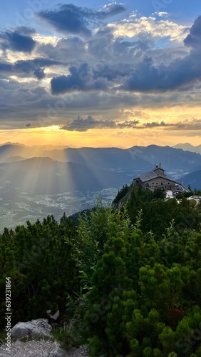 Sunset in Berchtesgaden, Germany 