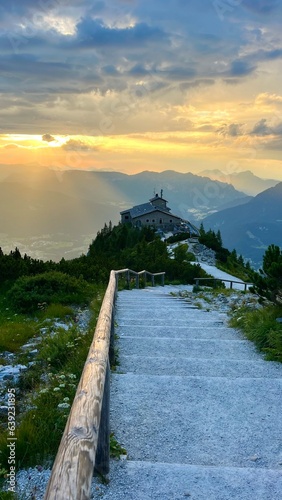 Sunset in Berchtesgaden, Germany 