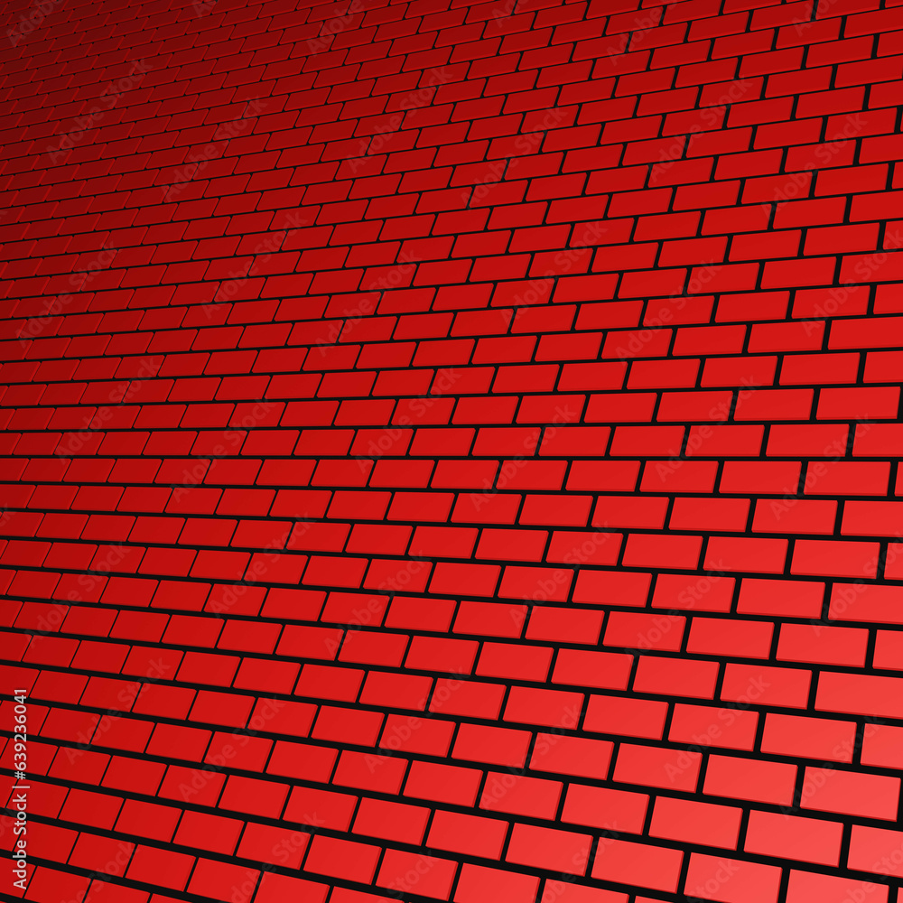 Obraz premium Czerwone cegły tło