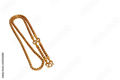 Close-up gold necklace,Popular gift during the festive season,New year festival