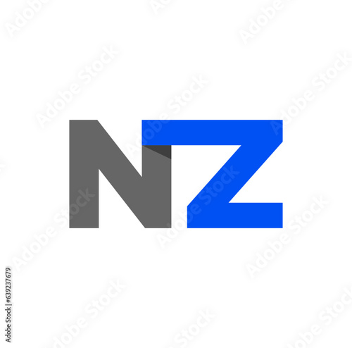 NZ company name illustration monogram. Free Download NZ company name illustration monogram. - GFXLoad