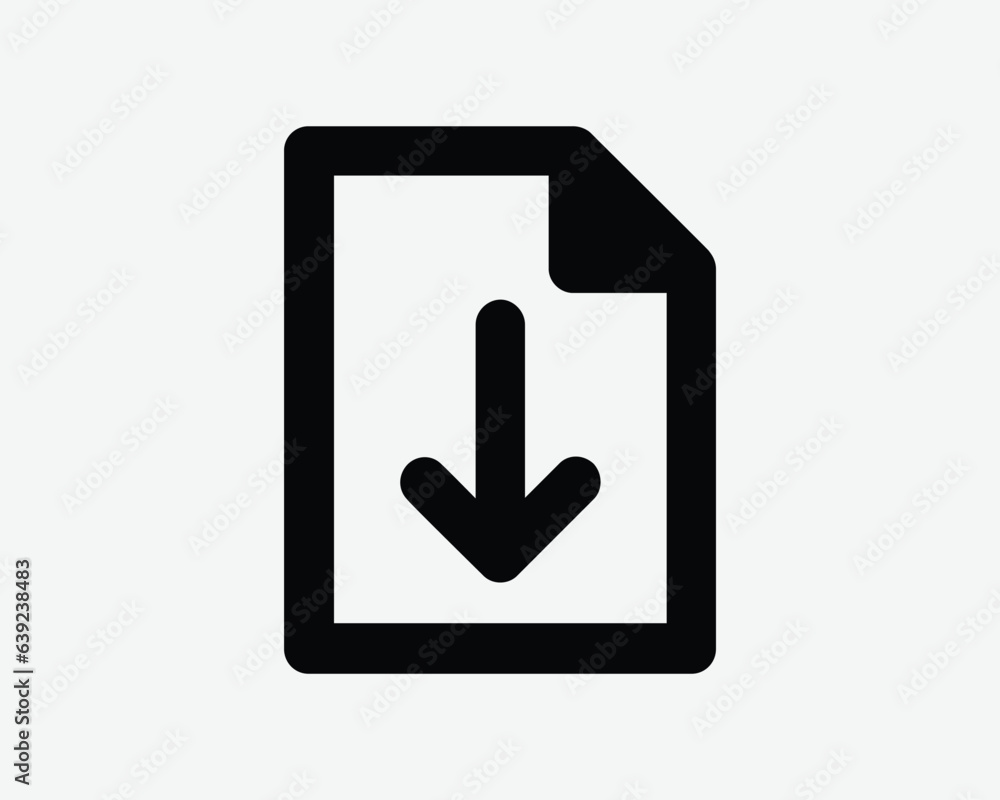 Download File Document Web Page Archive Storage Save Paper Text Icon Black White Outline Shape Vector Clipart Graphic Illustration Artwork Sign Symbol Download File Document Web Page Archive Storage Save Paper Text Icon Black White Outline Shape Vector Clipart Graphic Illustration Artwork Sign Symbol