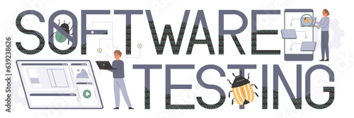 Software Testing Text Concept