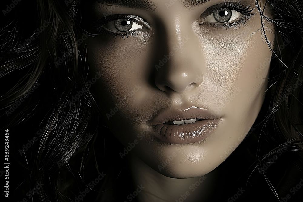 Fototapeta premium Vogue style photo of sensual woman