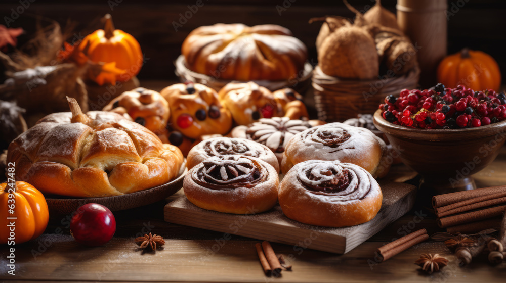 seasonal pastries for autumn