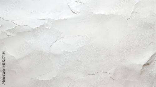 fondo de papel  blanco rugoso, con textura y ondas, ilustración de IA generativa photo