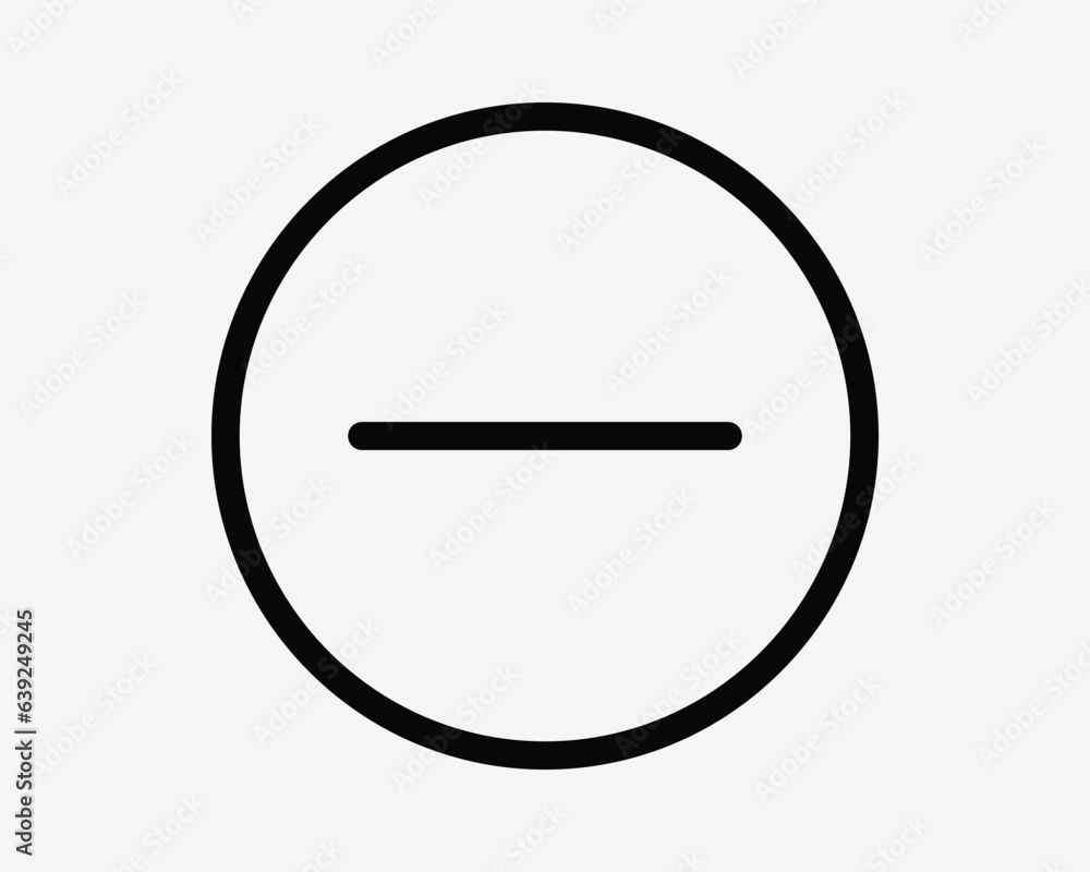 Minus Sign Round Icon Zoom In Out Negative Circle Circular Button Subtract Math Remove Delete Minimize Cancel No Black Thin Line Symbol Vector Outline Minus Sign Round Icon Zoom In Out Negative Circle Circular Button Subtract Math Remove Delete Minimize Cancel No Black Thin Line Symbol Vector Outline
