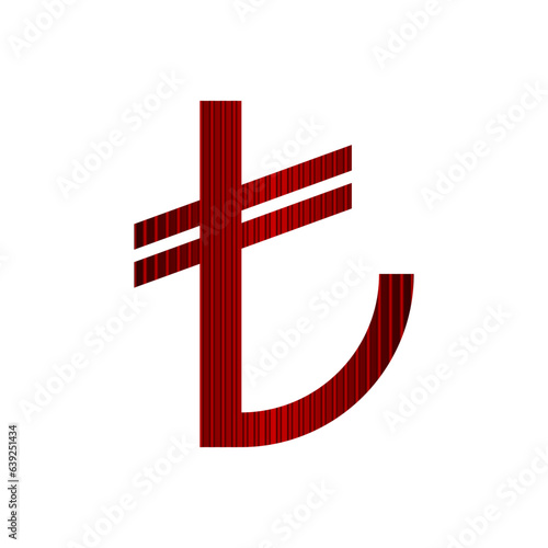Turkish lira symbol.