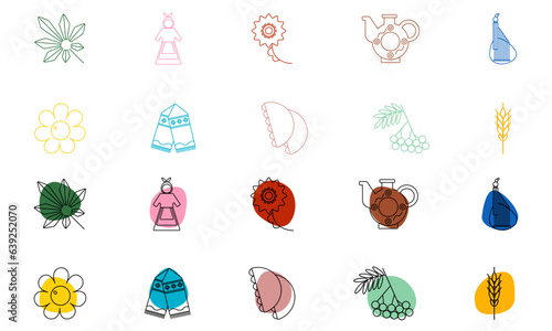 Set of icons