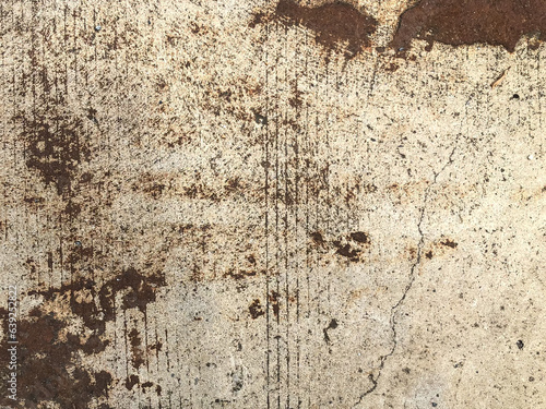 Textured of rusty cement road, Surface of old concrete floor. (selective focus)