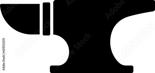 Anvil icon design in flat style. Vector.