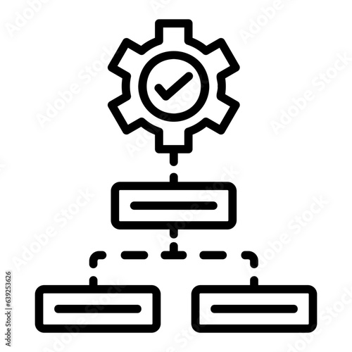 process outline icon